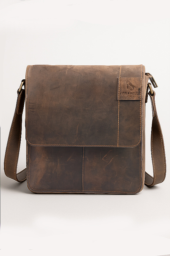 Borsa a Tracolla in Vera Pelle Vintage