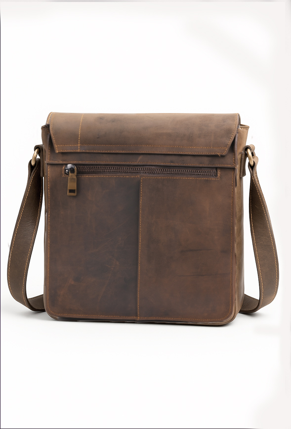 Borsa a Tracolla in Vera Pelle Vintage - immagine 2